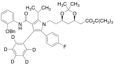 2-Benzyloxy Atorvastatin-d5 Acetonide tert-Butyl Ester
