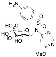 Sulfamonomethoxine-N1-glucosiduronic Acid