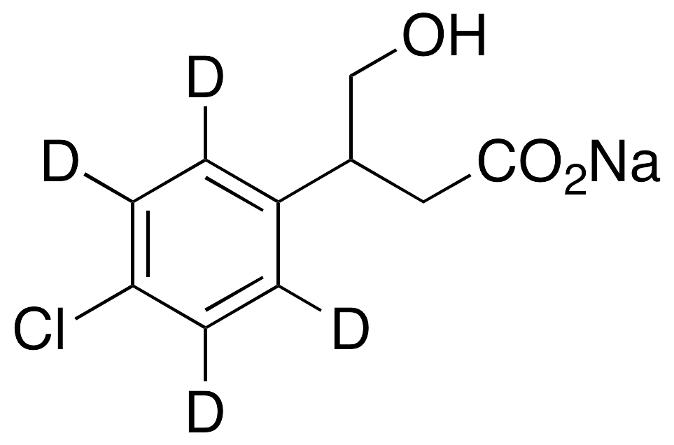 3-(4-Chlorophenyl-d4)-4-hydroxybutyric Acid Sodium Salt