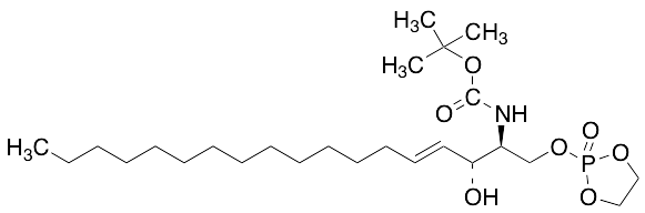 tert-Butyl ((2S,3R,E)-3-hydroxy-1-((2-oxido-1,3,2-dioxaphospholan-2-yl)oxy)octadec-4-en-2-yl)carbamate