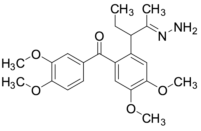 (3,4-Dimethoxyphenyl)(2-(2-hydrazonopentan-3-yl)-4,5-dimethoxyphenyl)methanone