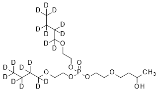 Bis(2-​butoxyethyl) 2-​(3-​Hydroxybutoxy)​ethyl Phosphate-d18 Triester