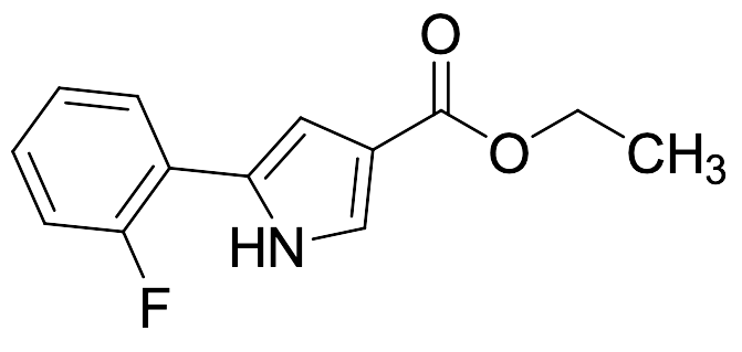 Ethyl 5-(2-fluorophenyl)-1H-pyrrole-3-carboxylate
