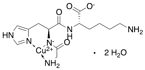 [N2-(N-Glycyl-L-histidyl)-L-lysinato(2-)]copper Dihydrate