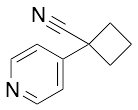 1-(pyridin-4-yl)cyclobutane-1-carbonitrile