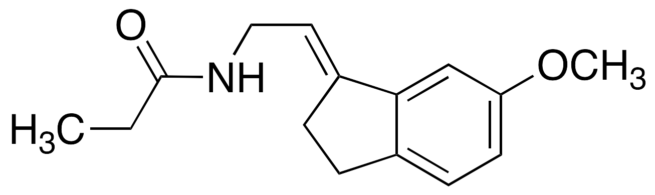 (E)-N-[2-(2,3-Dihydro-6-methoxy-1H-inden-1-ylidene)ethyl]propanamide