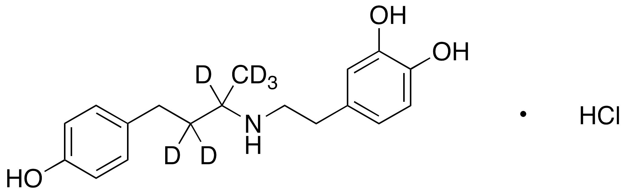 rac Dobutamine-d6 (Major) Hydrochloride
