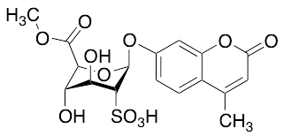 4-Methylumbelliferyl alpha-L-Idopyranosiduronic Acid 2-(Hydrogen Sulfate) Methyl Ester