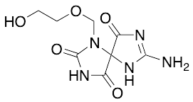 1-[(2-Hydroxyethoxy)methyl]-7-amino-,3,6,8-Tetraazaspiro[4.4]non-6-ene-2,4,9-trione