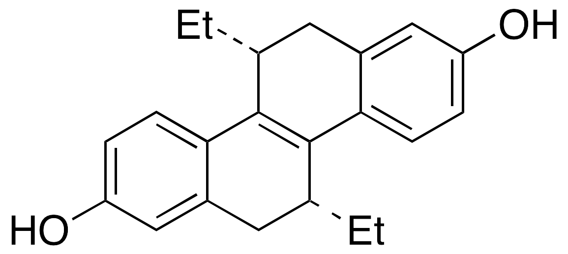 cis-5,11-Diethyl-5,6,11,12-tetrahydro-2,8-chrysenediol