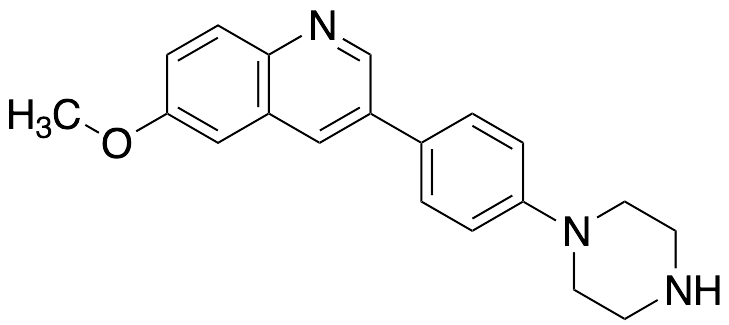 6-​Methoxy-​3-​[4-​(1-​piperazinyl)​phenyl]​quinoline