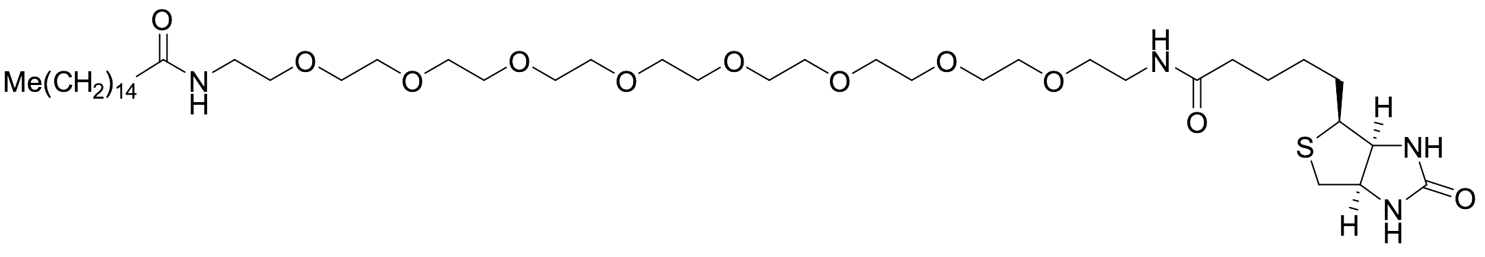 Palmitic-amide-PEG8-Biotin