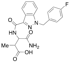 4-Amino-3-(1-(4-fluorobenzyl)-1H-indazole-3-carboxamido)-2-methyl-4-oxobutanoic Acid