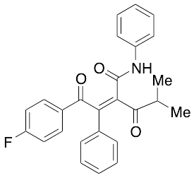 2-[2-(4-Fluorophenyl)-2-oxo-1-phenylethylidene]-4-methyl-3-oxo-N-phenylpentanamide