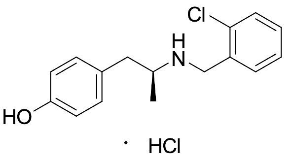 4-[(2S)-2-[[(2-Chlorophenyl)methyl]amino]propyl]phenol hydrochloride