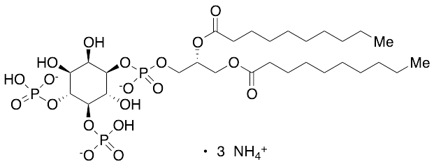 (R)-D-myo-Inositol-1-(2,3-didecanoyloxy-propyl-hydrogenphosphate)-3,4-diphosphate Triammonium Salt