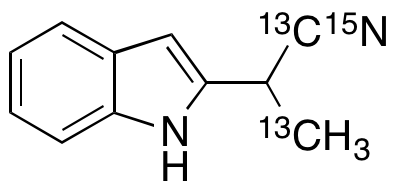 2-(1-Cyanoethyl)indole-13C215N