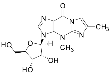 3-((2R,3R,4S,5R)-3,4-Dihydroxy-5-(hydroxymethyl)tetrahydrofuran-2-yl)-4,6-dimethyl-3,4-dihydro-9H-imidazo[1,2-a]purin-9-one