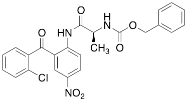 (S)-[2-[[2-(2-Chlorobenzoyl)-4-nitrophenyl]amino]-1-methyl-2-oxoethyl]-carbamic Acid Phenylmethyl Ester