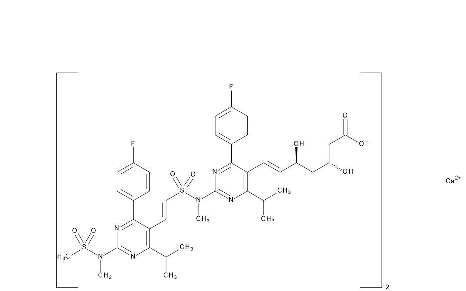 N-Des(methylsulfonyl)-N-[[2-[4-(4-fluorophenyl)-6-isopropyl-2-[methyl(methylsulfonyl)amino]pyrimidin-5-yl]ethenyl]sulfonyl]rosuvastatin Calcium