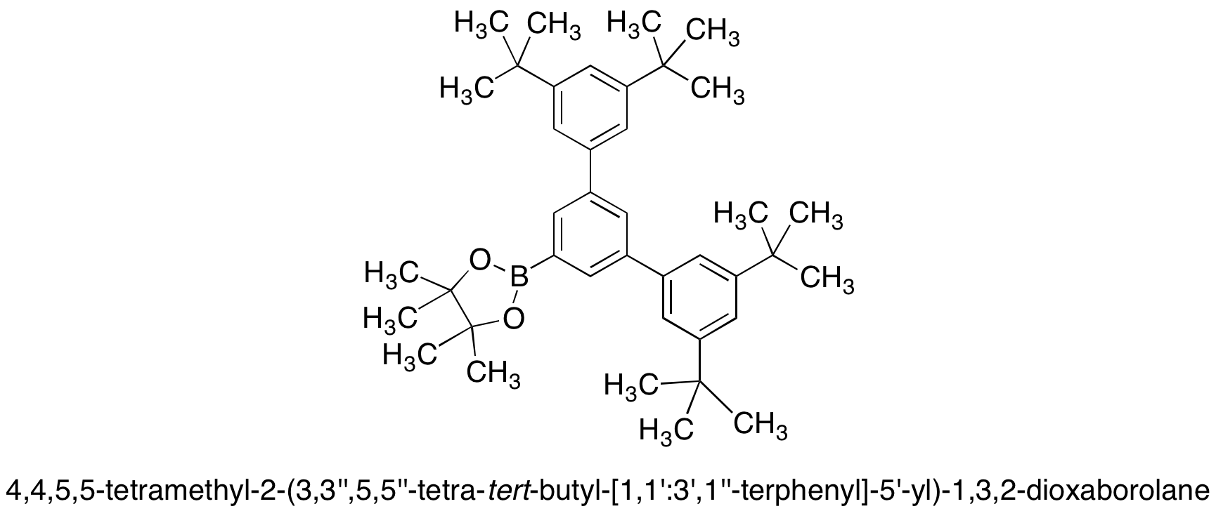 4,4,5,5-Tetramethyl-2-[3,3'',5,5''-tetrakis(1,1-dimethylethyl)[1,1':3',1''-terphenyl]-5'-yl]-1,3,2-dioxaborolane