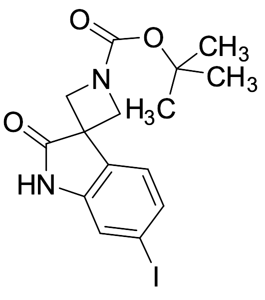 tert-Butyl 6'-iodo-2'-oxospiro[azetidine-3,3'-indoline]-1-carboxylate