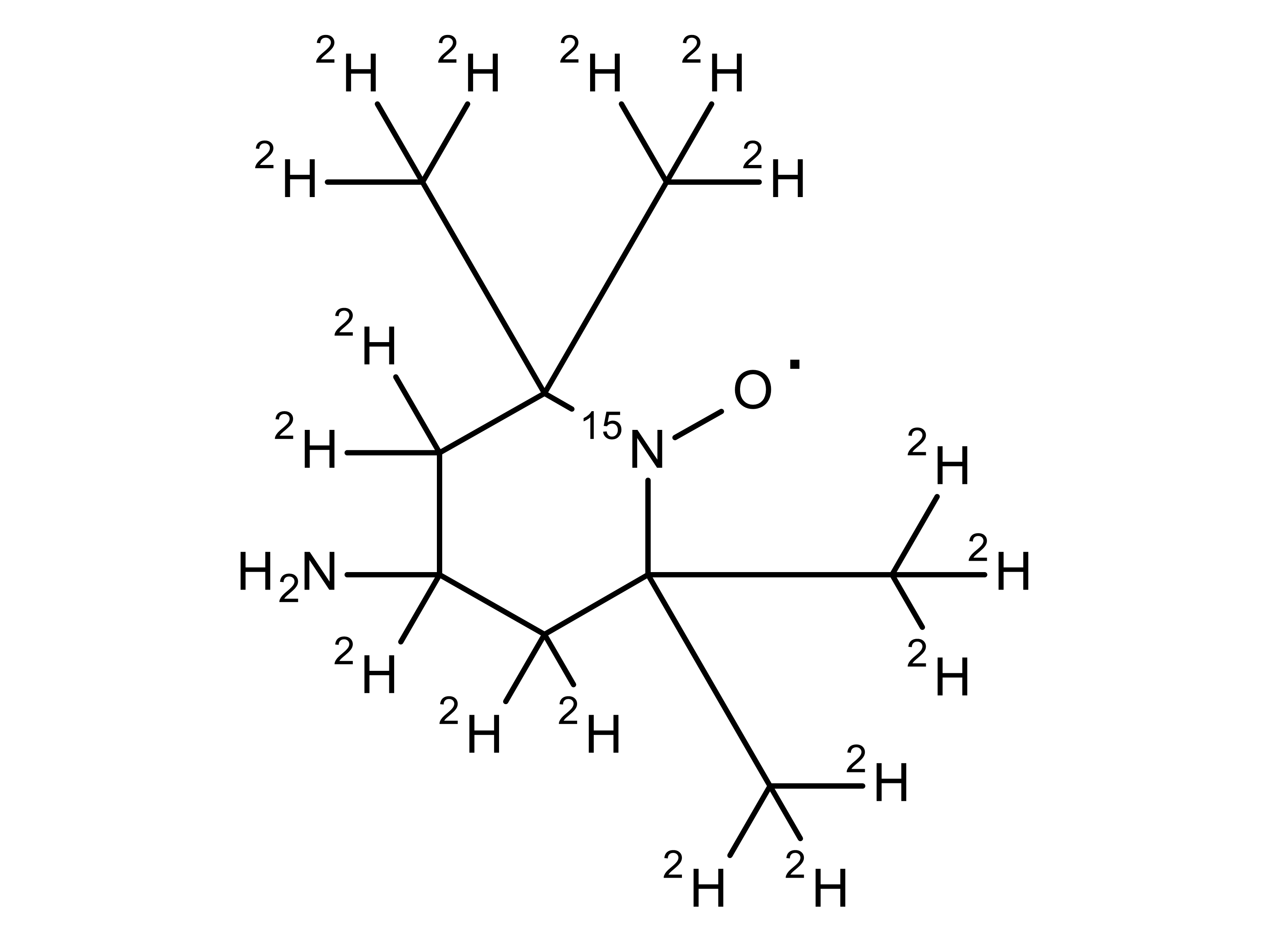 4-Amino-2,2,6,6-tetramethylpiperidine-d17; 1-15N-1-oxyl