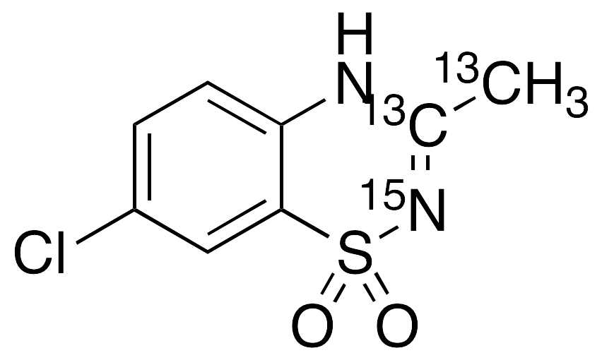 Diazoxide-15N,13C2