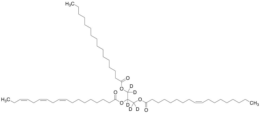 (all-Z)-9,12,15-Octadecatrienoic Acid 1-[[(1-Oxohexadecyl)oxy]methyl]-2-[(1-oxo-9-octadecenyl)oxy]ethyl Ester-D5