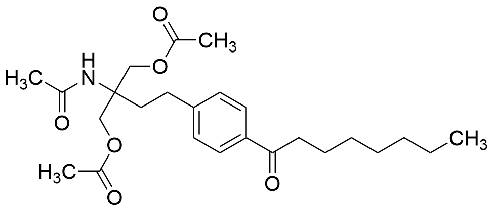 N-[1,1-Bis[(acetyloxy)methyl]-3-[4-(1-oxooctyl)phenyl]propyl]acetamide