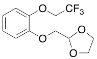 2-[[2-(2,2,2-Trifluoroethoxy)phenoxy]methyl]-1,3-dioxolane