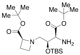 (S)-tert-Butyl 1-((2S,3S)-3-Amino-4-(tert-butoxy)-2-((tert-butyldimethylsilyl)oxy)-4-oxobutyl)azetidine-2-carboxylate