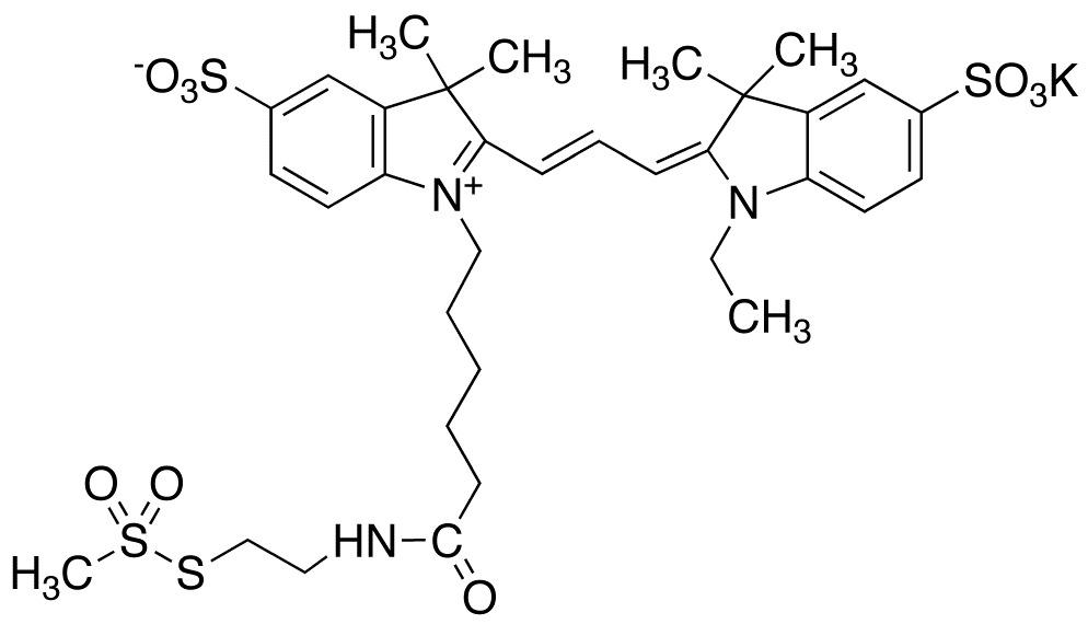 Cyanine 3 Monofunctional MTSEA Dye, Potassium Salt