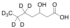 rac-3-Hydroxyheptanoic Acid-D7