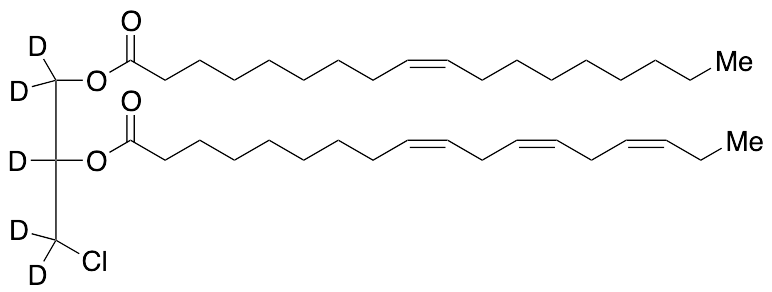 rac 1-Oleoyl-2-linolenoyl-3-chloropropanediol-d5