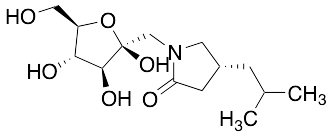 (R)-4-isobutyl-1-(((2R,3S,4S,5R)-2,3,4-trihydroxy-5-(hydroxymethyl)tetrahydrofuran-2-yl)methyl)pyrrolidin-2-one