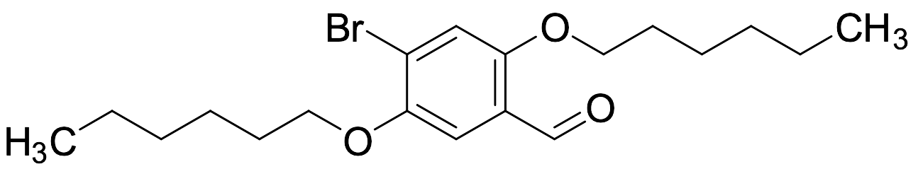 4-Bromo-2,5-dihexyloxybenzaldehyde