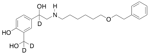 4-Hydroxy-alpha1-[[[6-(2-phenylethoxy)hexyl]amino]methyl]-1,3-benzenedimethanol-d3