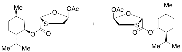 trans-L-Menthol-5-(acetyloxy)-1,3-oxathiolane-2-carboxylate