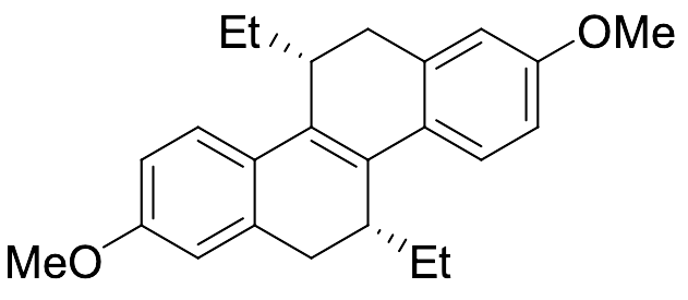 (5R,11R)-5,11-Diethyl-2,8-dimethoxy-5,6,11,12-tetrahydrochrysene