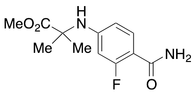 N-[4-(Aminocarbonyl)-3-fluorophenyl]-2-methylalanine Methyl Ester