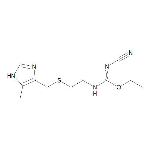 3-Cyano-2-ethyl-1-[2-[[(5-methyl-1H-imidazol-4-yl)methyl]sulphanyl]ethyl]isourea