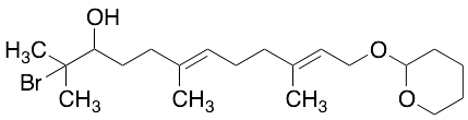 (6E,10E)-2-Bromo-2,6,10-trimethyl-12-[(tetrahydro-2H-pyran-2-yl)oxy]-6,10-dodecadien-3-ol