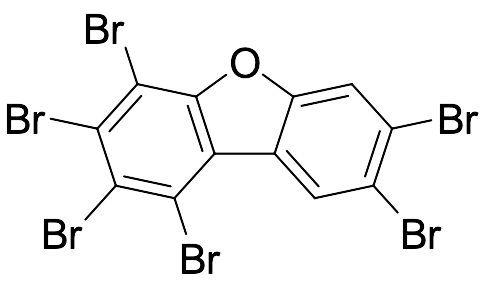 1,2,3,4,7,8-Hexabromodibenzofuran