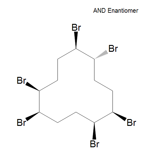 (1R,2S,5R,6R,9R,10S)-rel-1,2,5,6,9,10-Hexabromocyclododecane