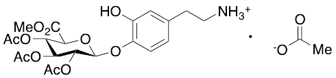 Dopamine 4-O-Beta-D-Glucopyranosiduronic Acid Methyl Ester 2,3,4-Triacetate Acetate