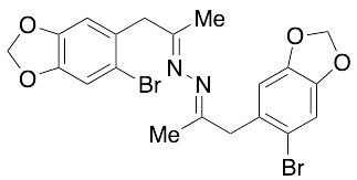 (1E,2E)-1,2-Bis(1-(6-bromobenzo[d][1,3]dioxol-5-yl)propan-2-ylidene)hydrazine