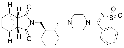 (3aR,4S,7R,7aS)-2-(((1R,2R)-2-((4-(1,1-Dioxidobenzo[d]isothiazol-3-yl)piperazin-1-yl)methyl)cyclohexyl)methyl)hexahydro-1H-4,7-methanoisoindole-1,3(2H)-dione
