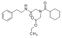 Ethyl 2-[Cyclohexanecarbonyl-[2-oxo-2-(2-phenylethylamino)ethyl]amino]acetate