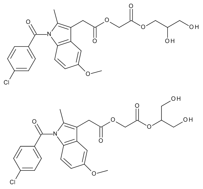 Acemetacin 1,2,3-Propanetriol Esters (Mixture of Isomers)